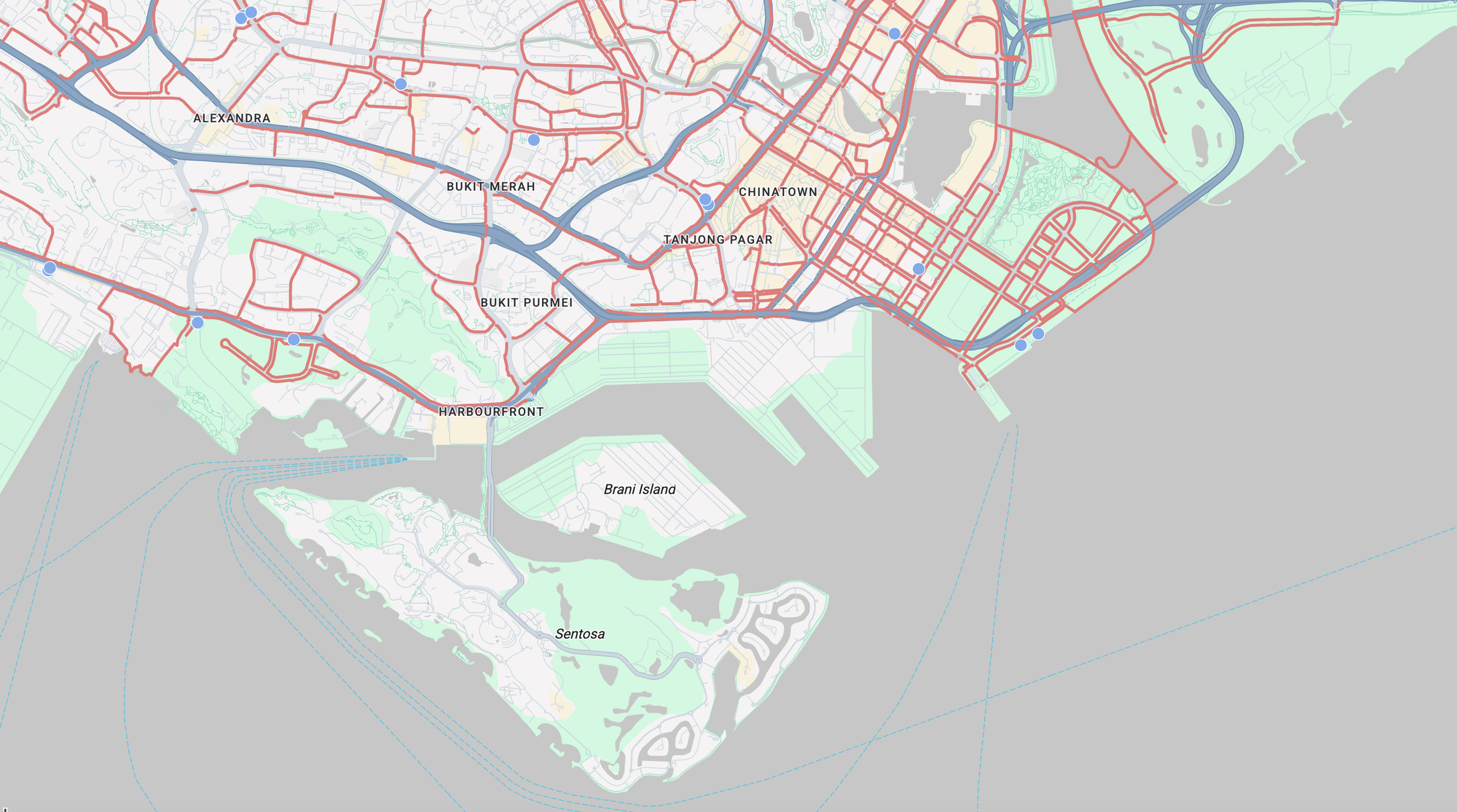 Google Maps data driven styling for datasets lets you style features based on data