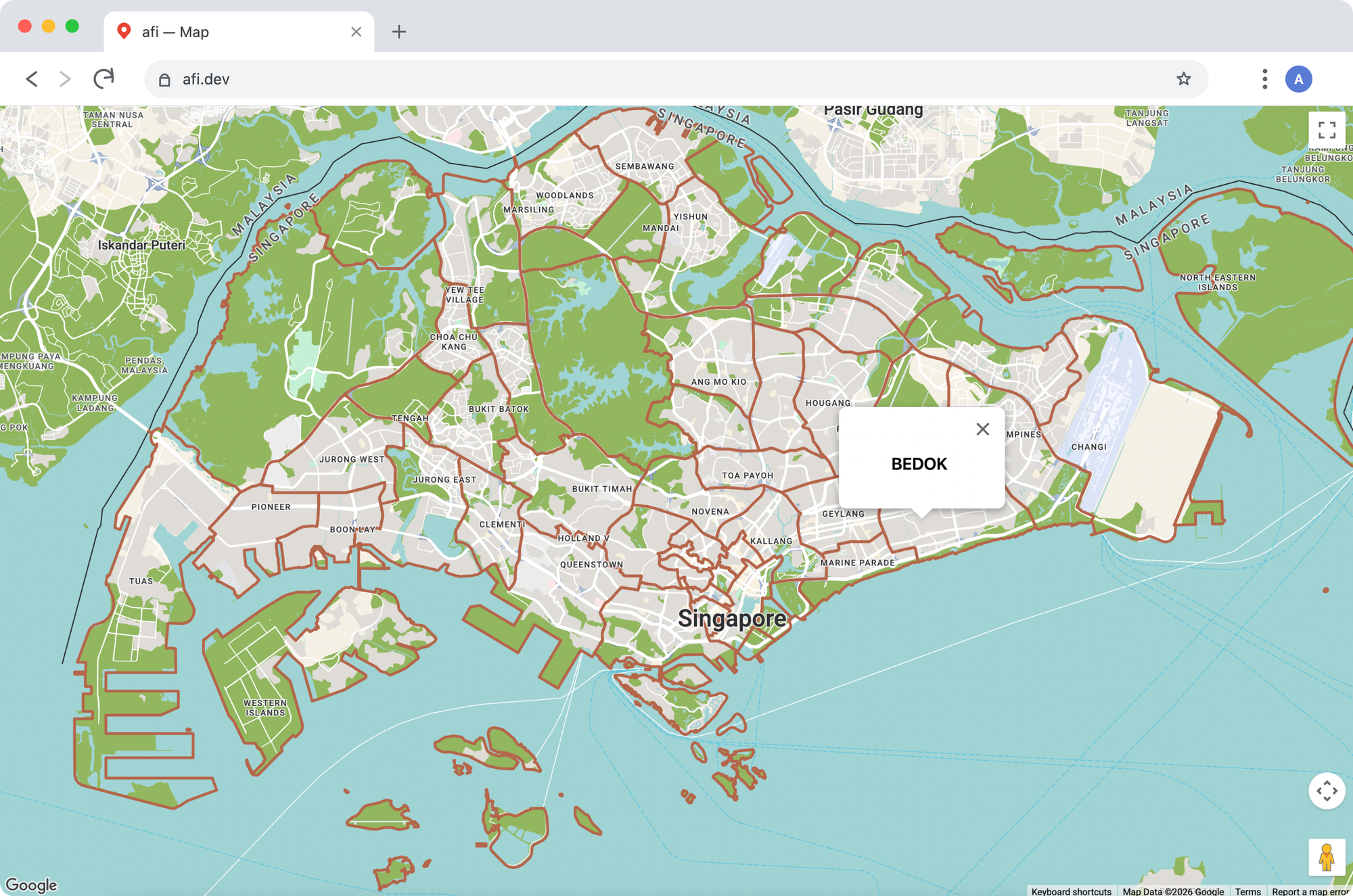 What we'll build: An interative map of the 2019 URA planning area boundaries