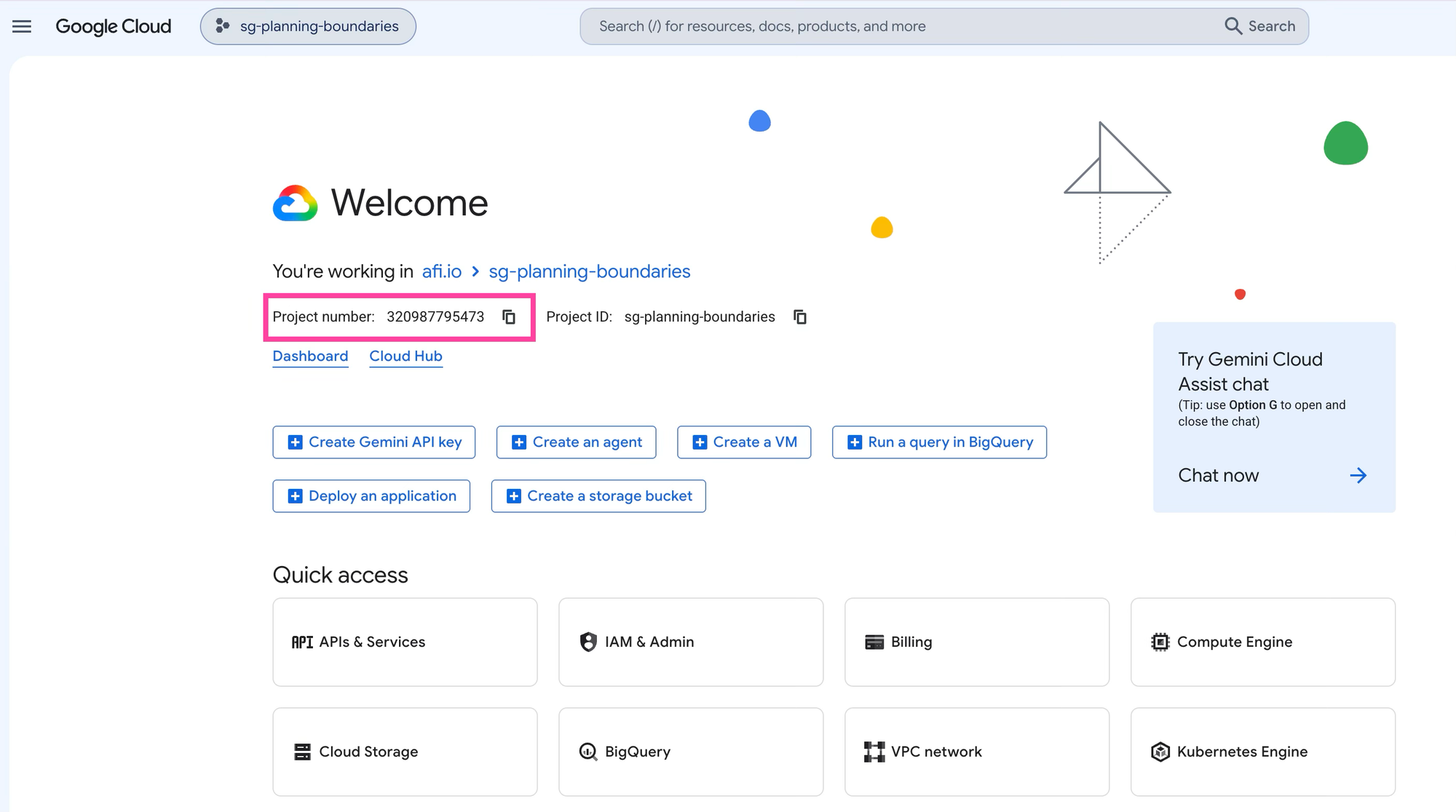 Creating a new Google Cloud project to host your Maps Datasets API uploads