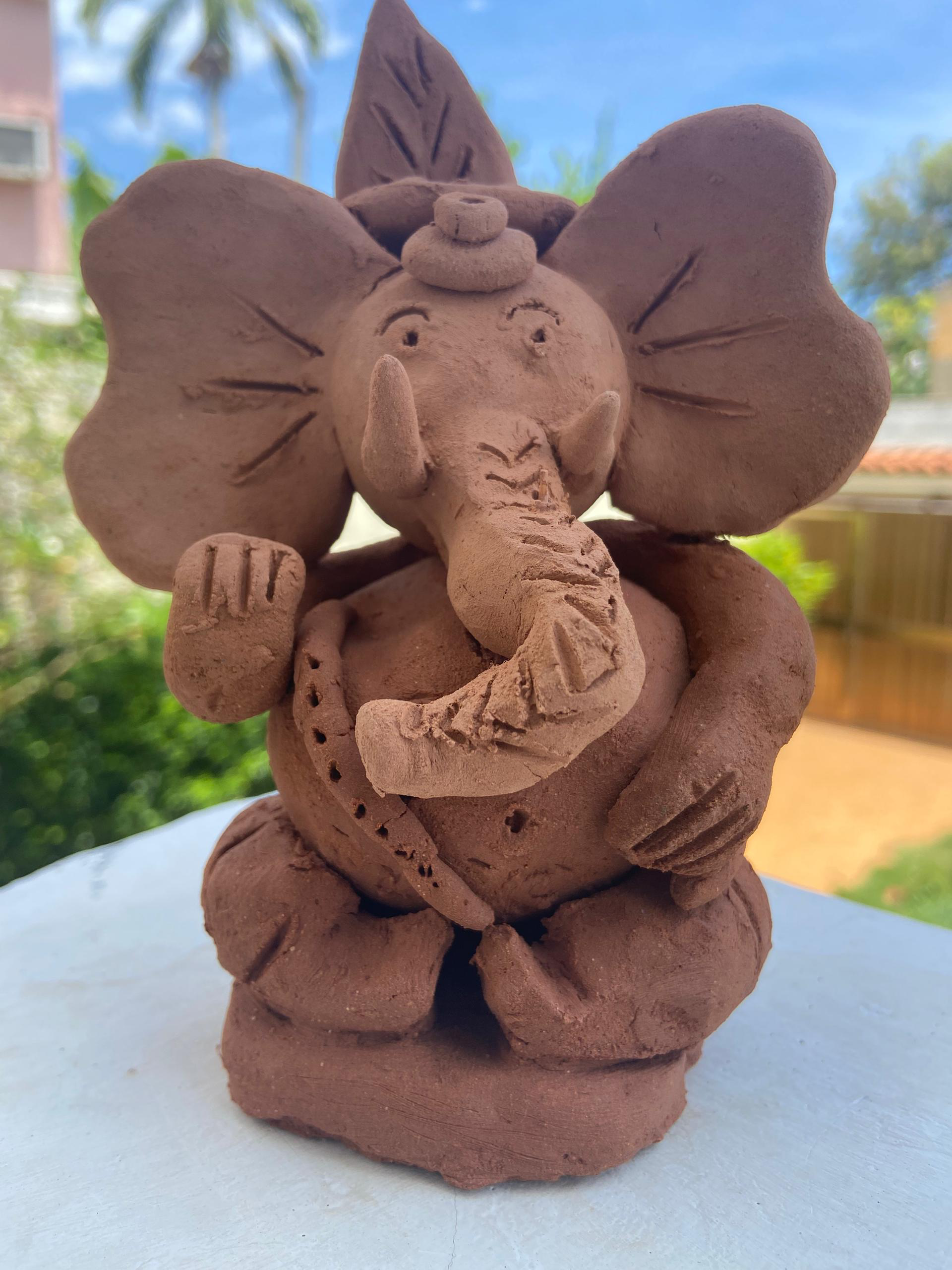 Mi escultura de Ganesha