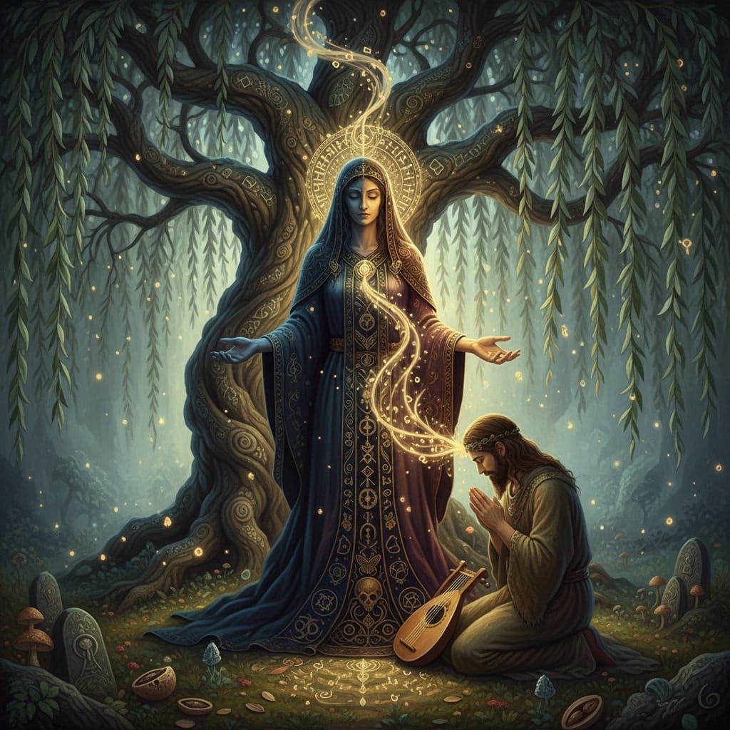 Perséfone, Orfeo y el Sauce: Mística de la Comunicación y la Transformación - Día 14