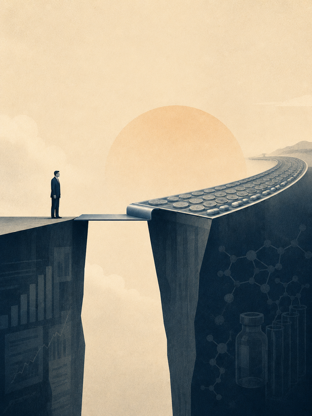The bridge and the take-out: short paper against the pharmaceutical royalty