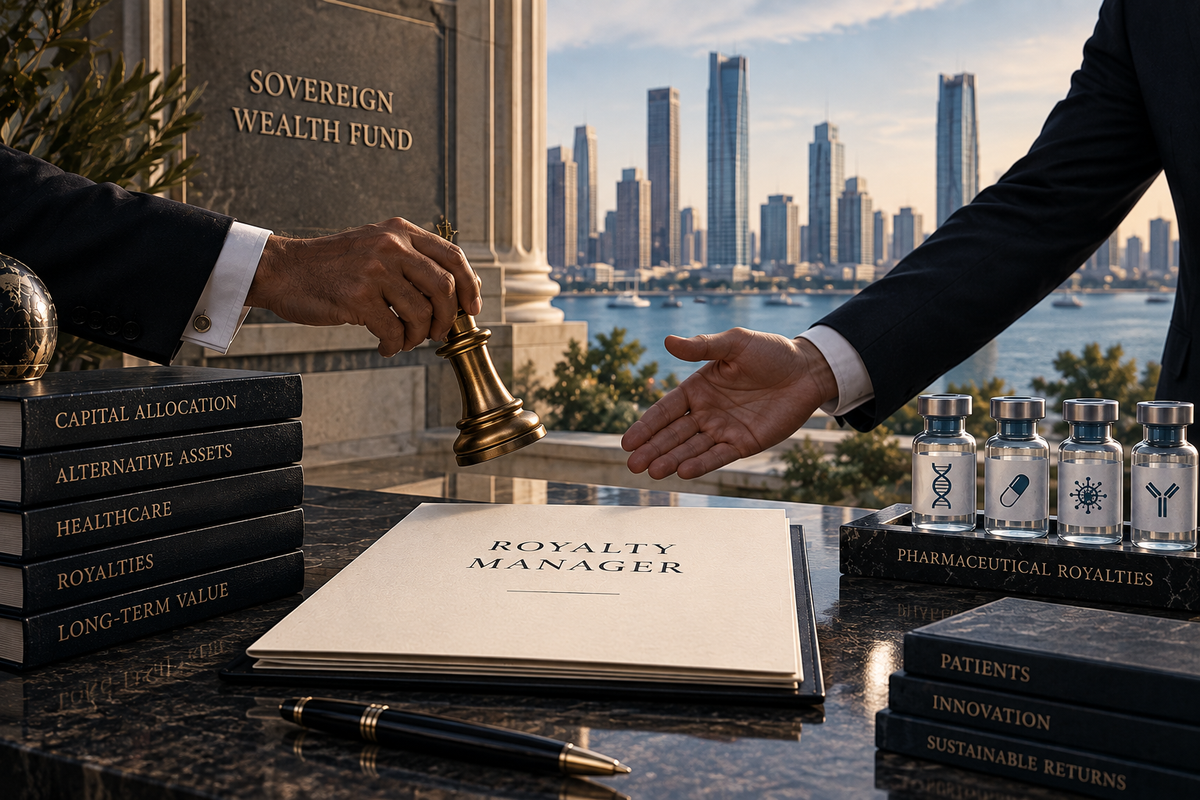Buy the manager: how sovereign capital would enter pharmaceutical royalties
