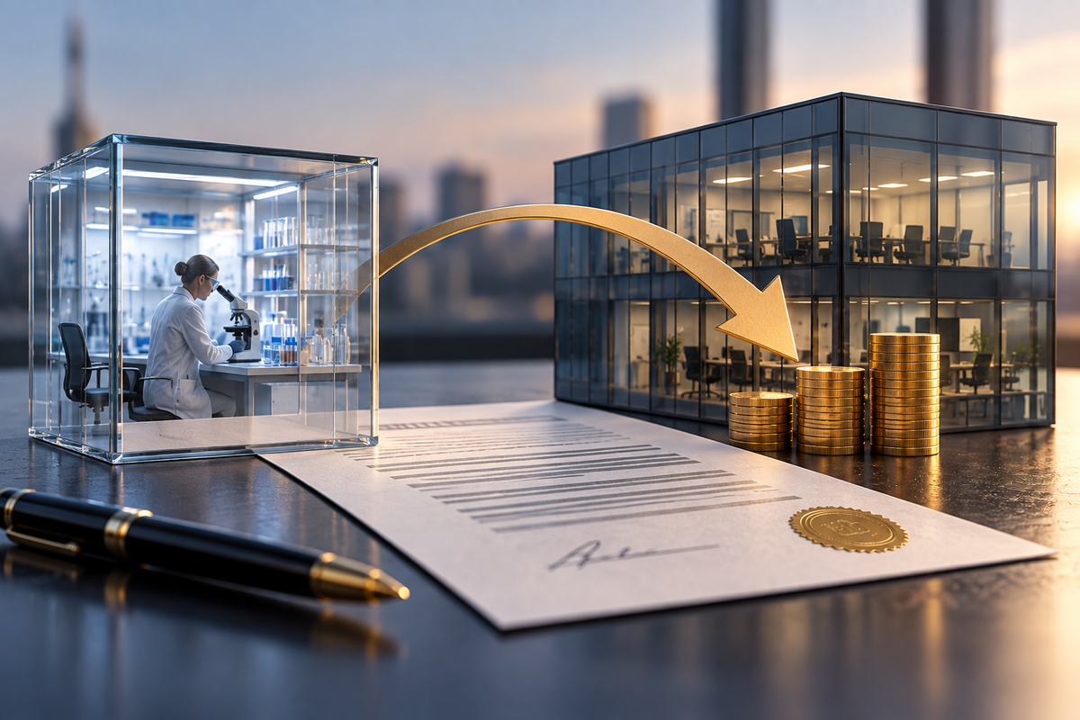The surrogate licence: royalty diligence when the licensee is the inventor's own company
