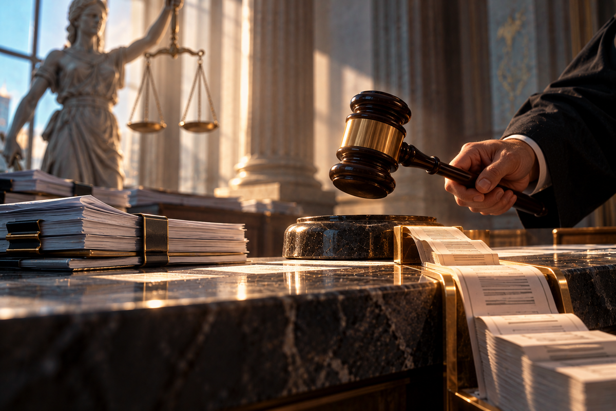 The royalty a court sets: financing a judgment with no contract behind it