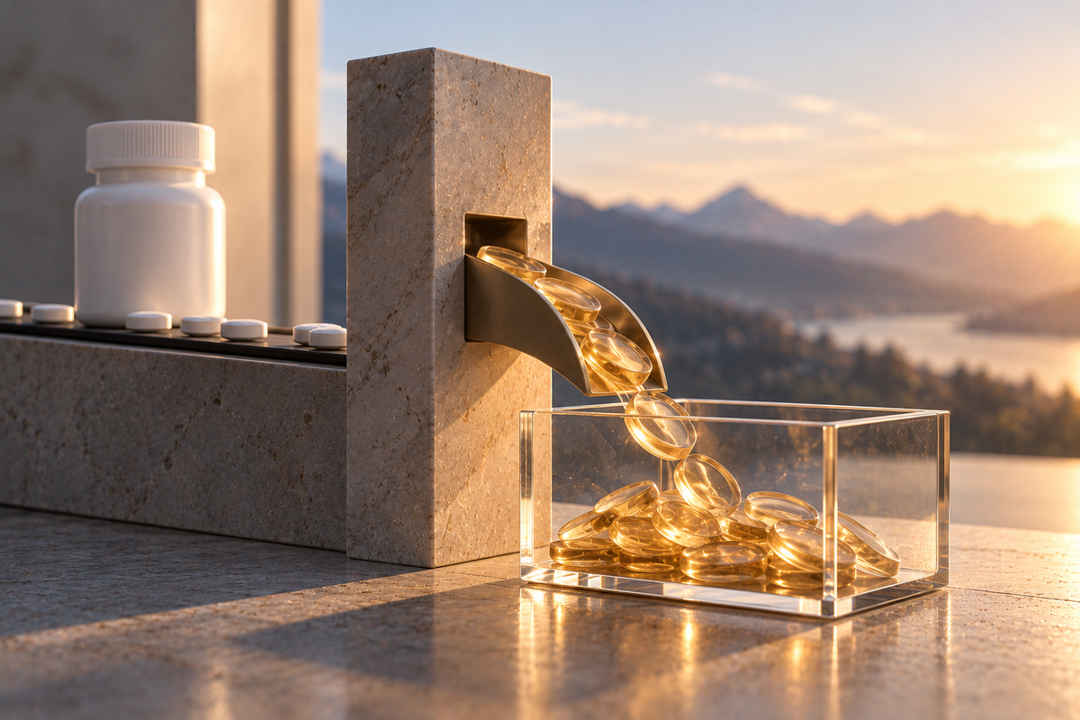 The unbranded royalty: buying an earn-out on a marketed product