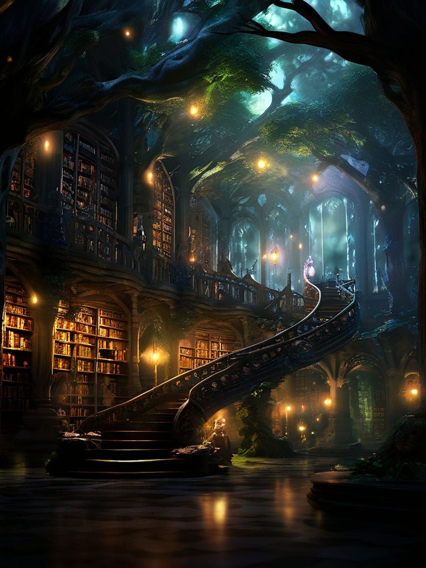 The Mind of a Forest Library:  Rough Draft, Revisions To Come