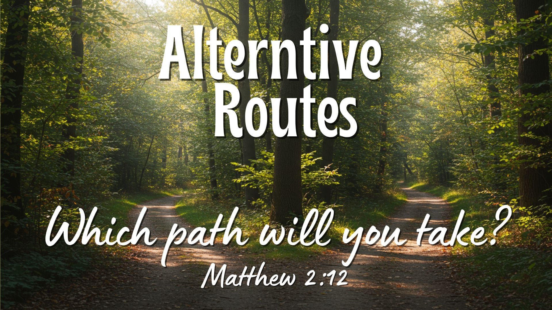 Alternative Routes