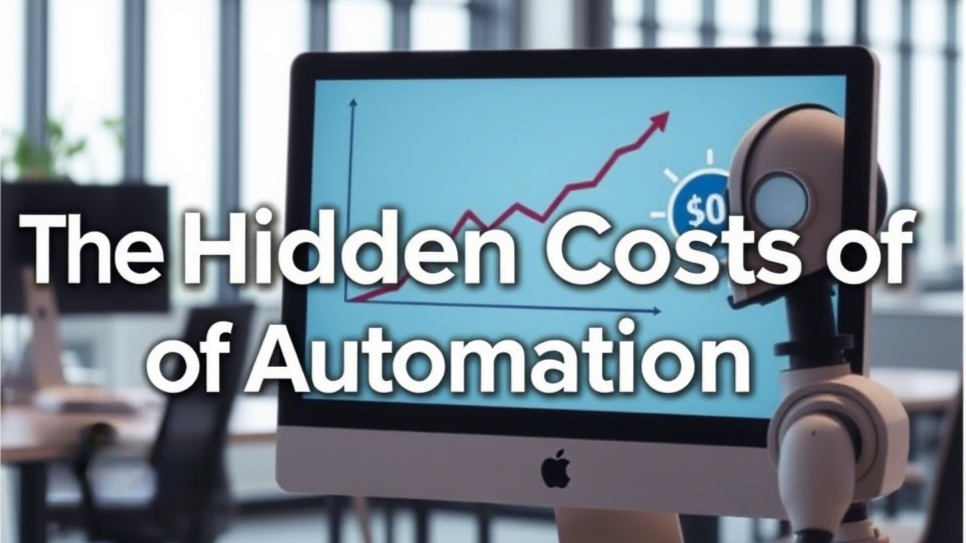 The Hidden Trap of Automation (AI): The Invisible Cost That Could Empty Your Wallet