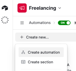 Create new automation in Airtable