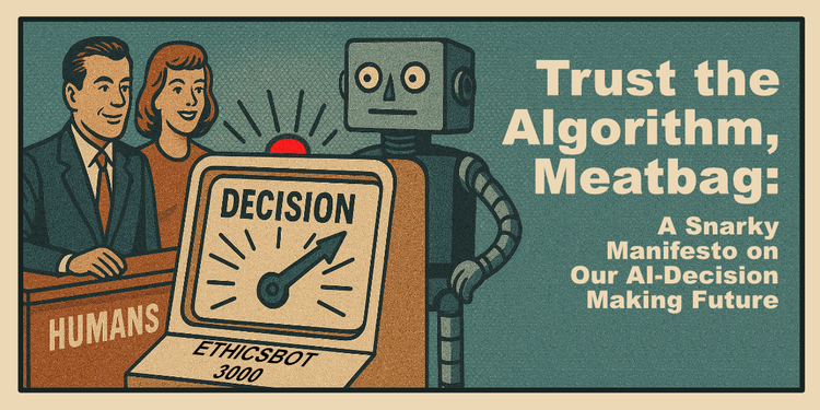 Trust the Algorithm, Meatbag: A Snarky Manifesto on Our AI-Decision Making Future
