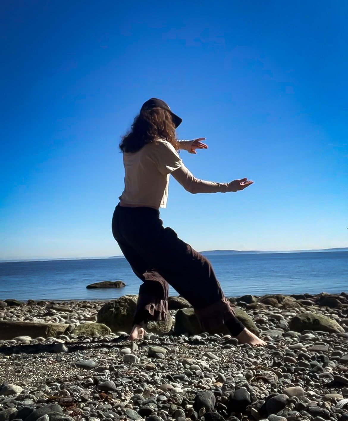   Angela Downs dancing, image courtesy of writer  