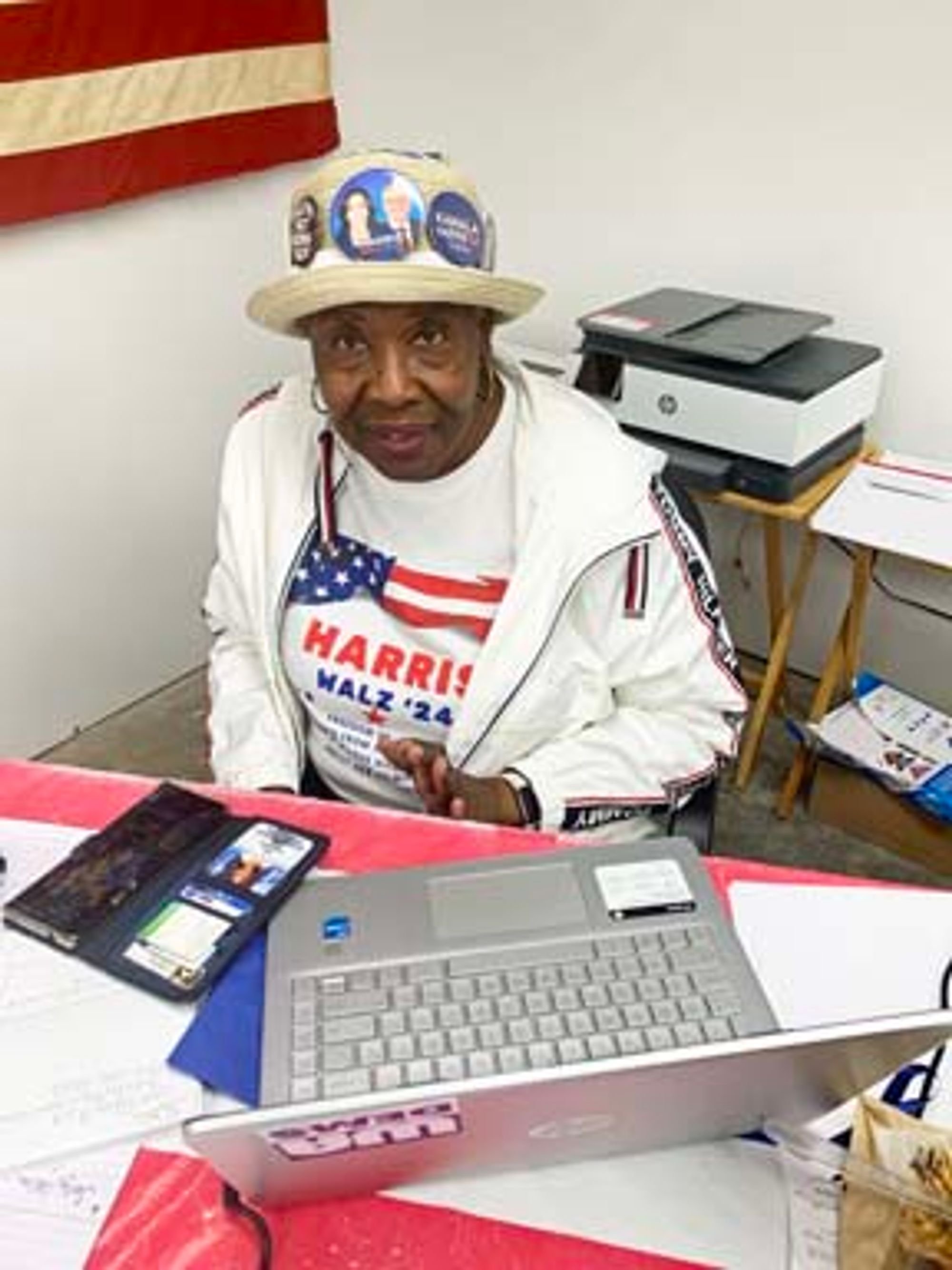   Alise Moss Vetica, who served as a delegate at the recent Democratic National Convention.  