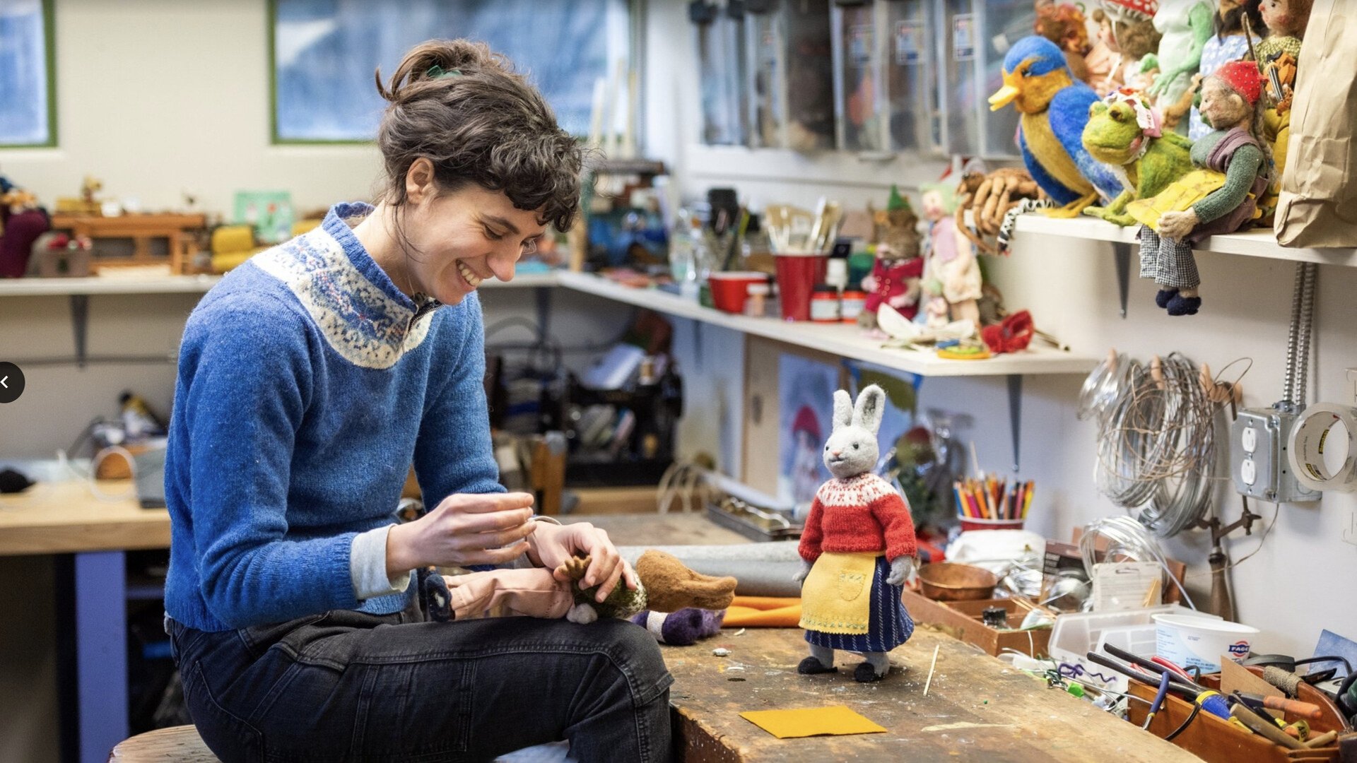   Andrea Animates: A Wooly Love Story is one of the films being shown this weekend that features the talent of local filmmakers.   