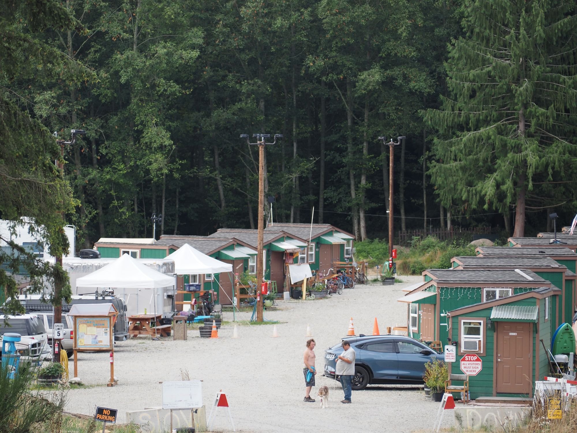   OlyCAP signed a lease with the county for the Caswell-Brown Village two years ago this August. Photo by Derek Firenze  
