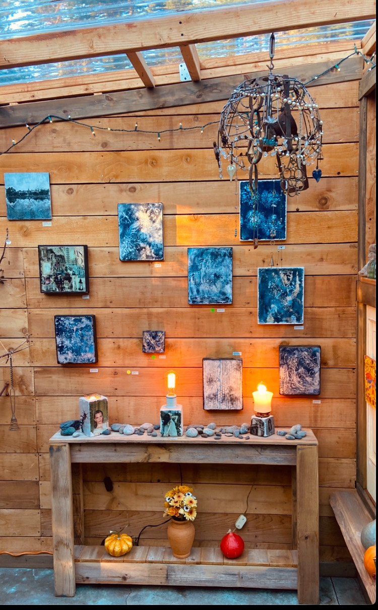  A feast of visual works at The Art Farm. Photo by Carolyn Lewis. 