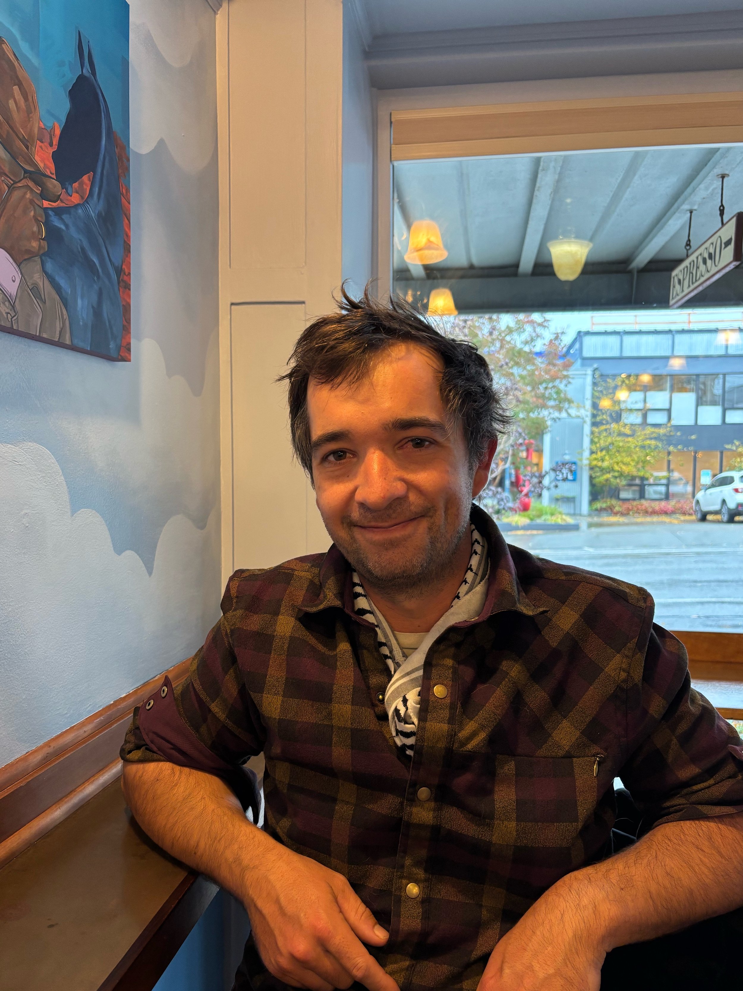   Logan Hollarsmith after his return. Photo by Nhatt Nichols  