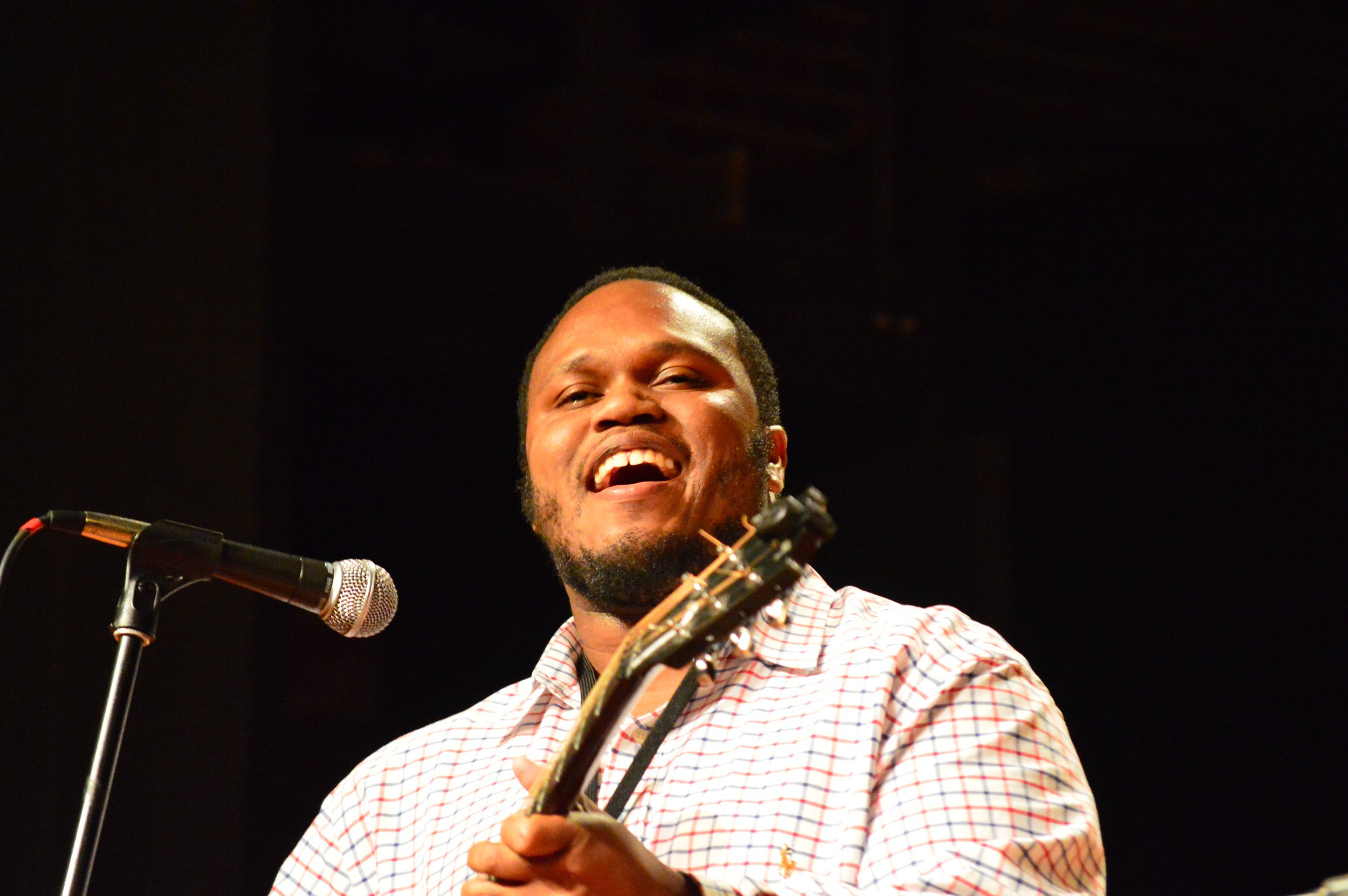   Jontavious Willis is back in Port Townsend as Centrum's Acoustic Blues artistic director. The blues workshop and festival run from July 29 through Aug. 3. Photo by Diane Urbani de la Paz  