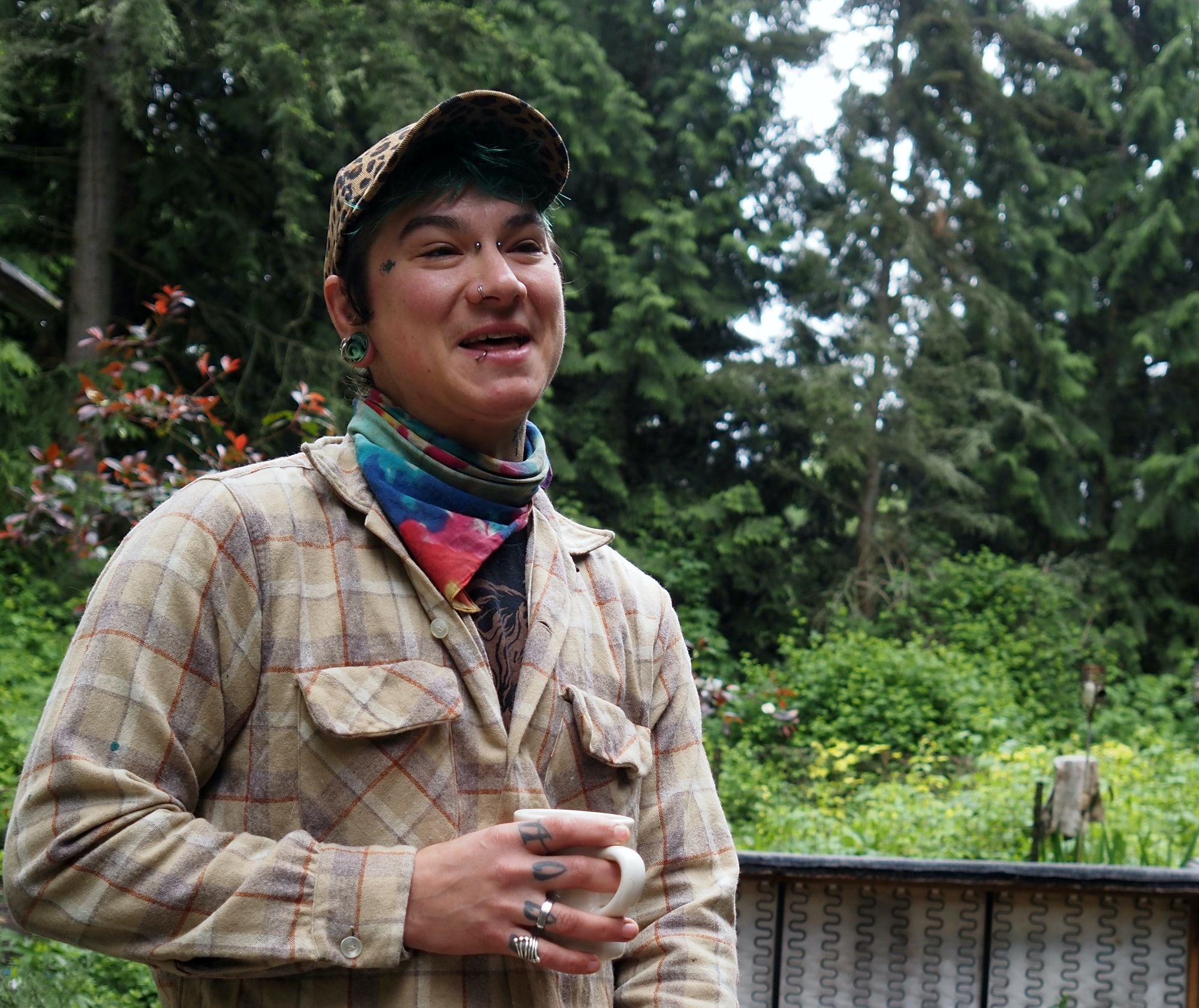   Lou Geraghty lives just outside Port Townsend where he’s recovering post surgery. Beacon photo by Derek Firenze.  