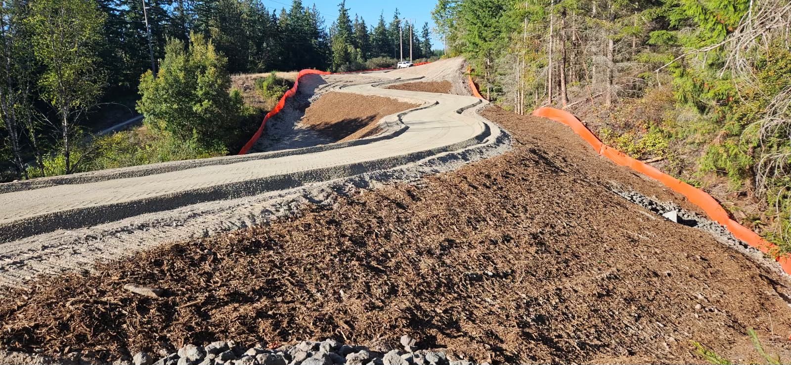   A section of the Milo Curry trail that connects to Anderson Lake State Park, taken before it was paved. The trail is set to open to the public either later this year or early 2026. Photo by Merrily Mount  