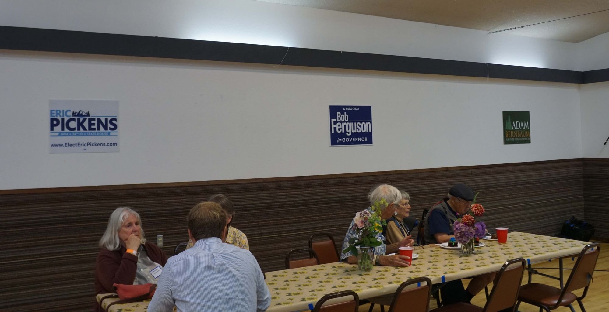   Someone took all the Biden signs down.   