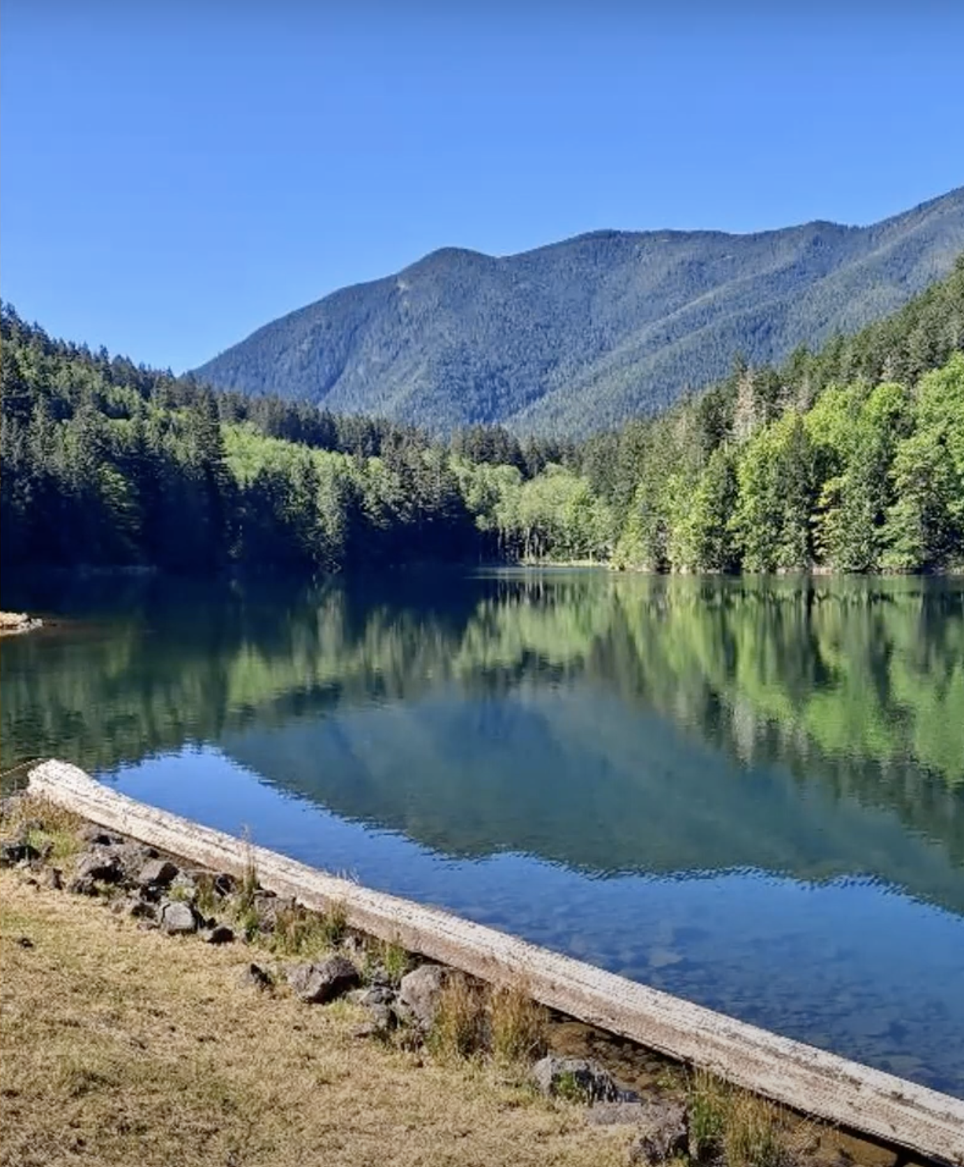   Lord’s Lake Reservoir when it’s full. Photo courtesy of the City of Port Townsend.  