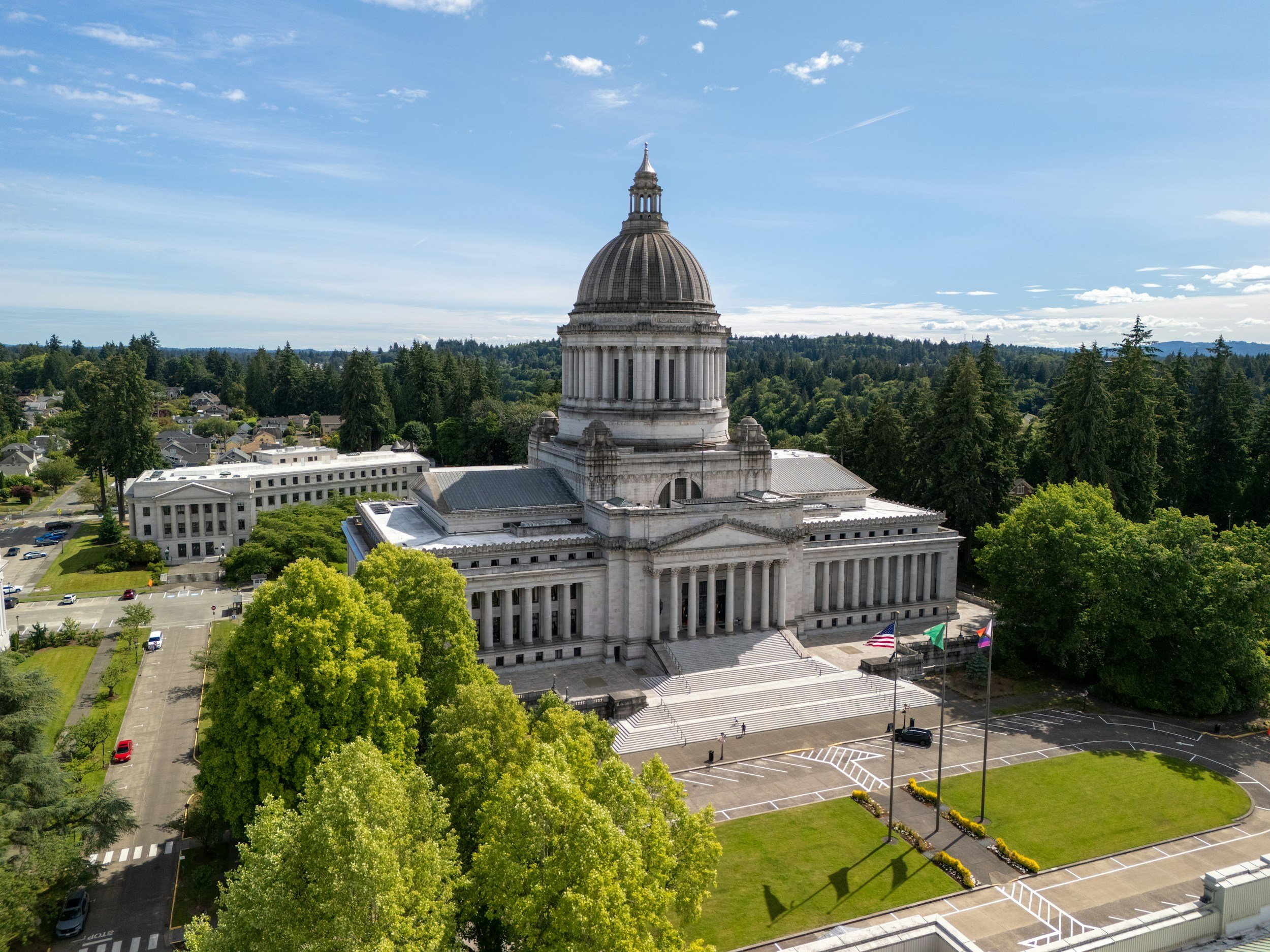   The Capitol Building in Olympia, Washington   