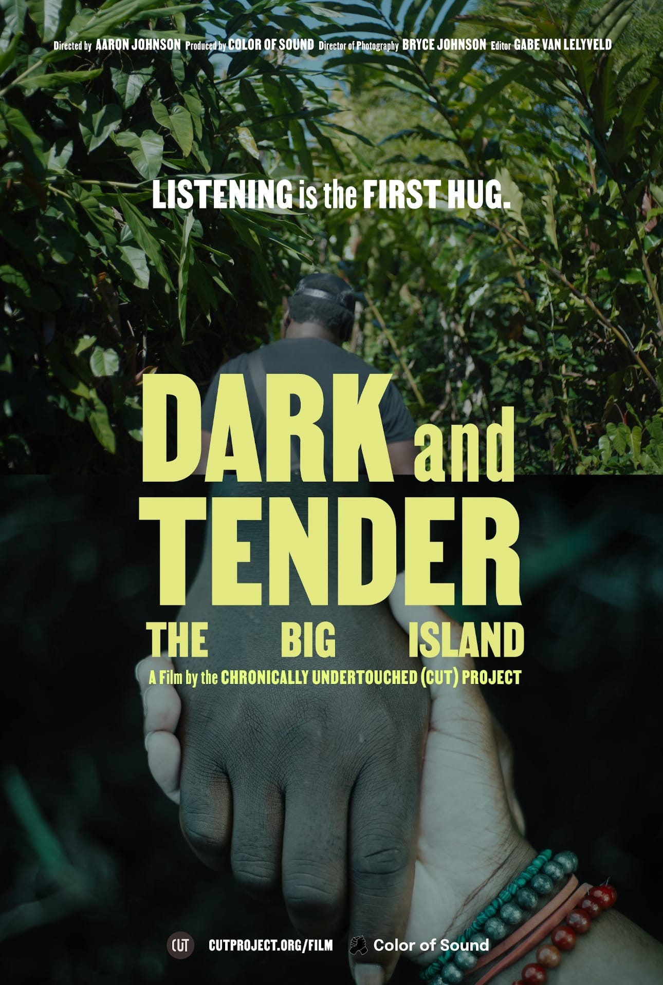 Two hands shaking with title above in yellow.