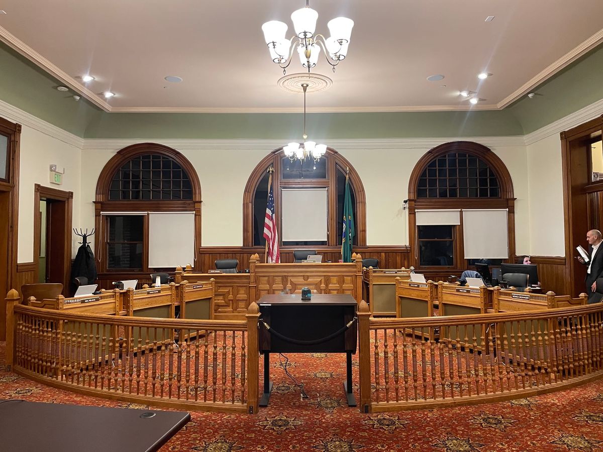 The Port Townsend City Council Chambers 