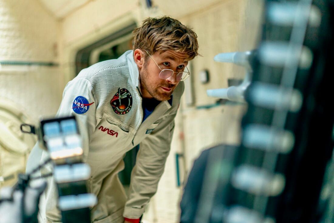 Ryan Gosling in a NASA jumpsuit 