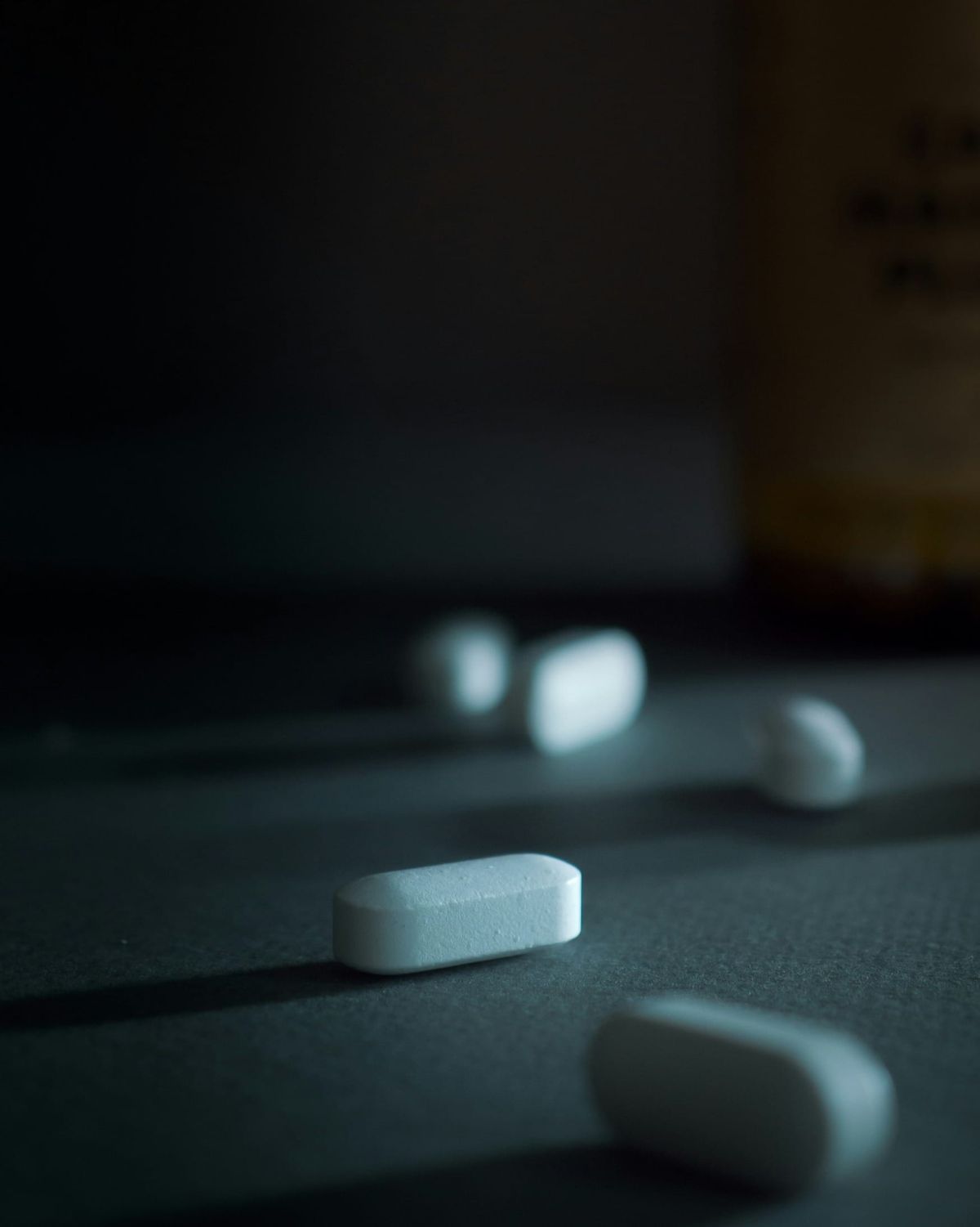 Pills in the dark. 