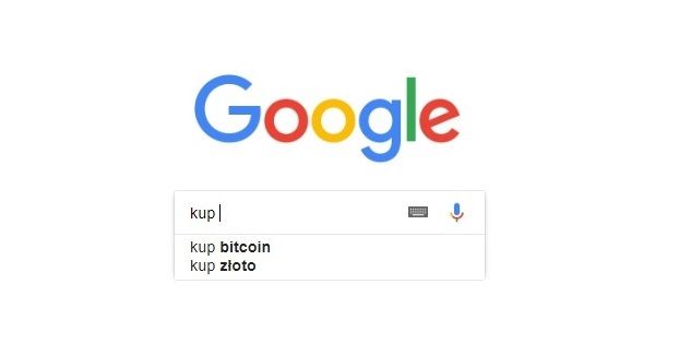 Bitcoin bije złoto – nawet w wyszukiwarkach online