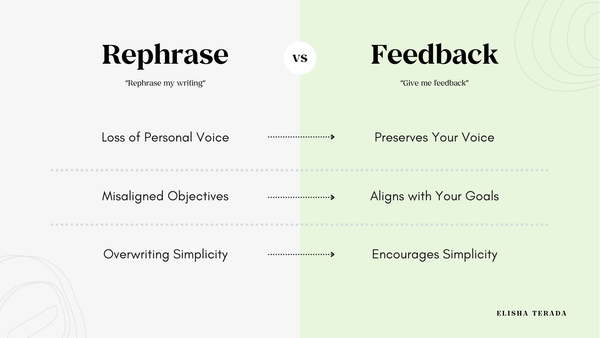 Stop Letting AI Write for You—Start Asking for Feedback Instead