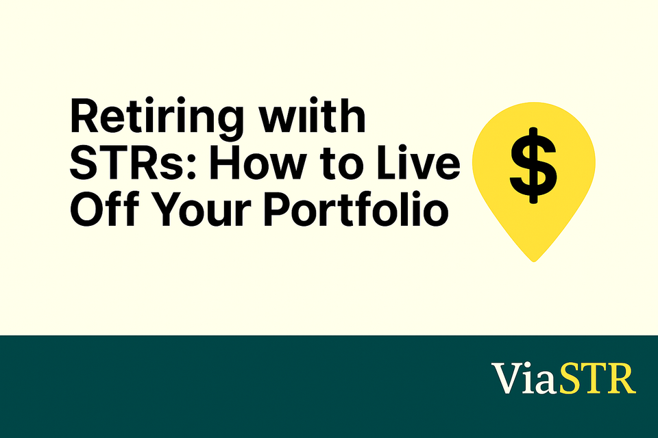 Retiring with STRs: How to Live Off Your Portfolio