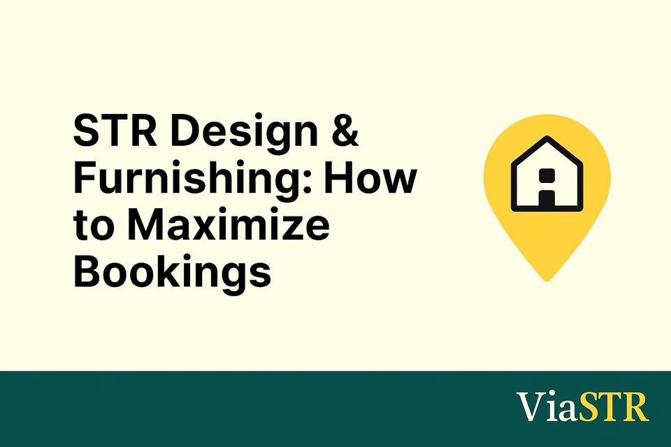 STR Design & Furnishing: How to Maximize Bookings