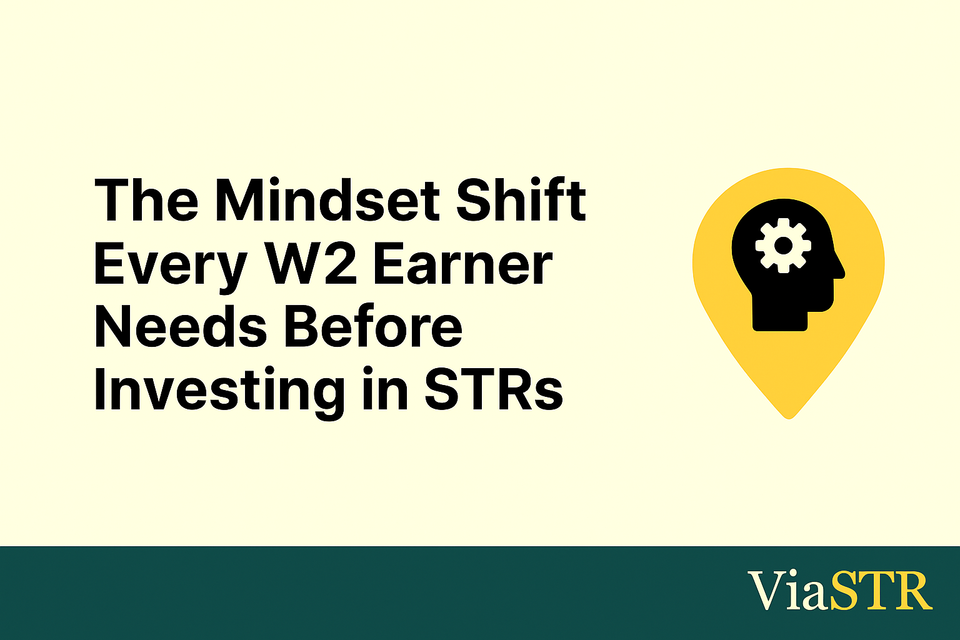 The Mindset Shift Every W2 Earner Needs Before Investing in STRs