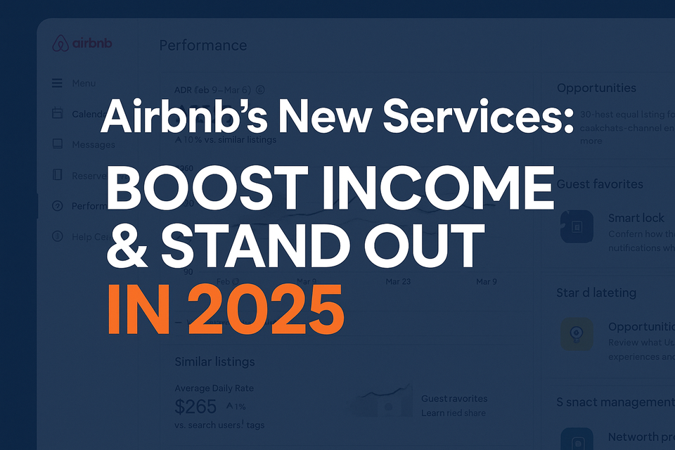 How to Leverage Airbnb’s New Services to Boost Your STR Income & Differentiation