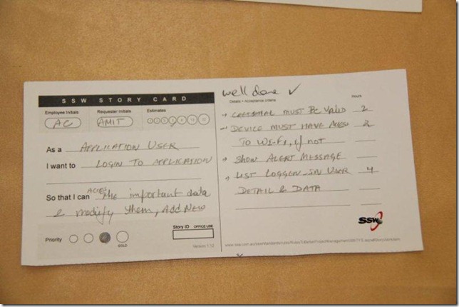 Amit Choudhary’s great Story Card