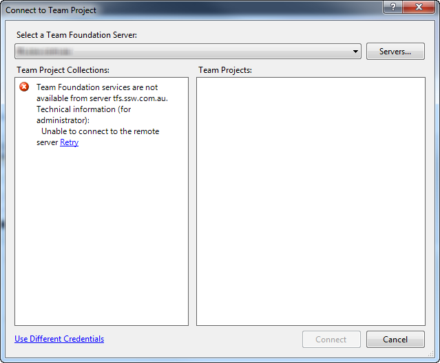 tfs_no_connection