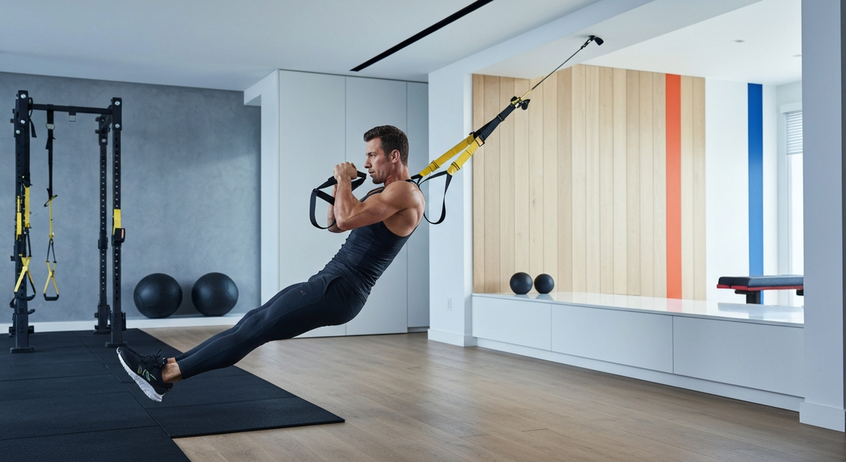 Treino em Casa com TRX: Força e Definição