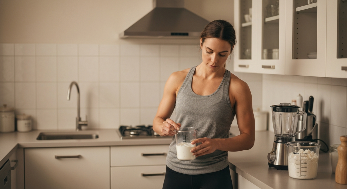 O que comer antes de dormir para ganhar massa muscular?