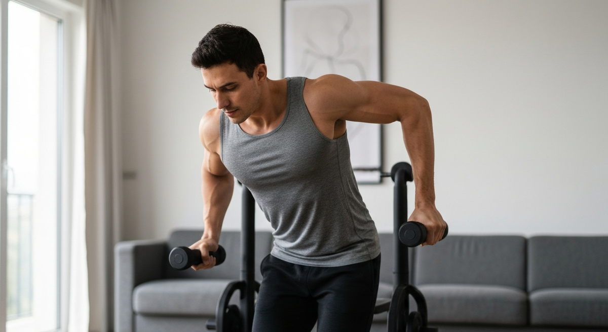Treino de Braço em Casa: Definição e Força Sem Aparelhos