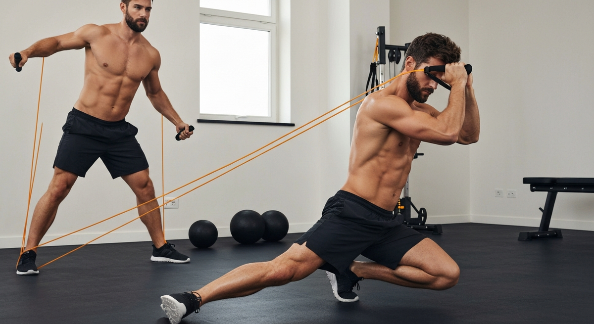 Treino com Elásticos: Fortaleça o Corpo Todo em Casa ou Viajando