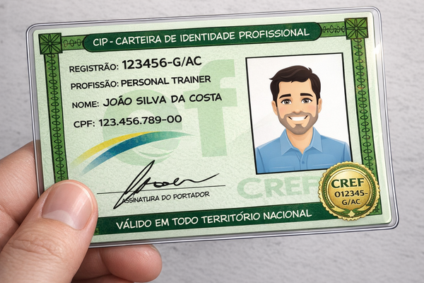 Personal "pirata"? O único documento que prova que seu treinador não é um farsante