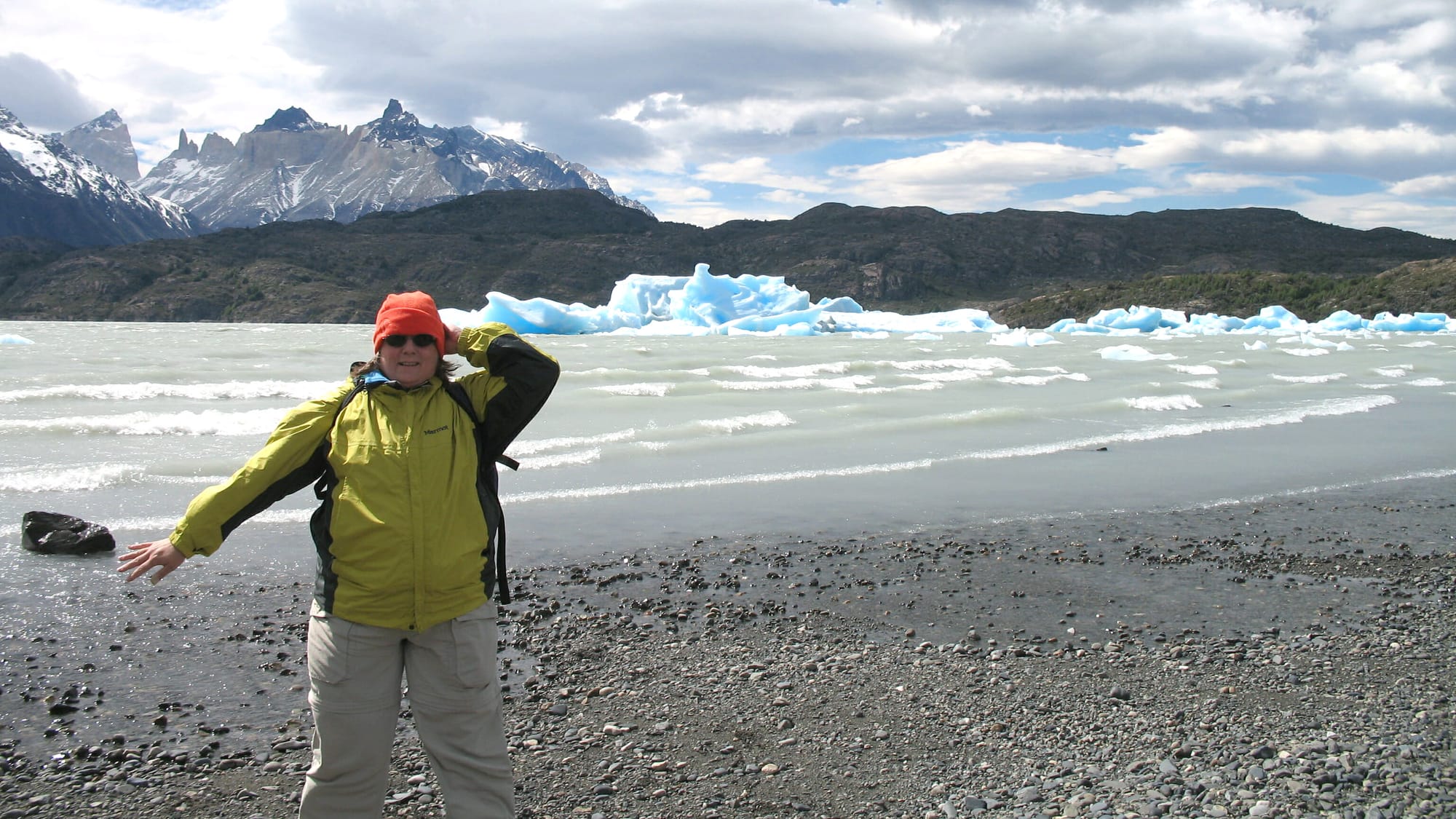 Sandra at Glacier Grey