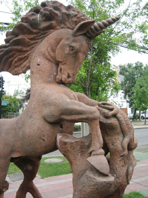 Unicorn in Santiago