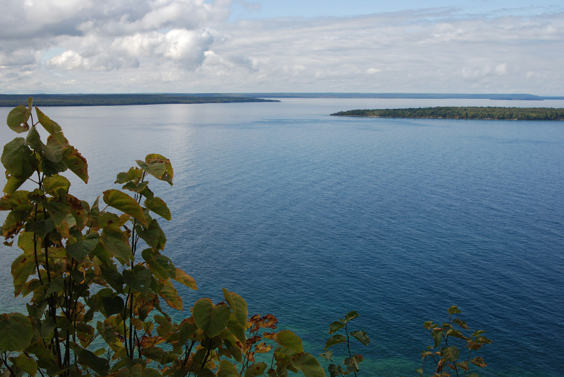 View from the West Rim Trail on Grand Island