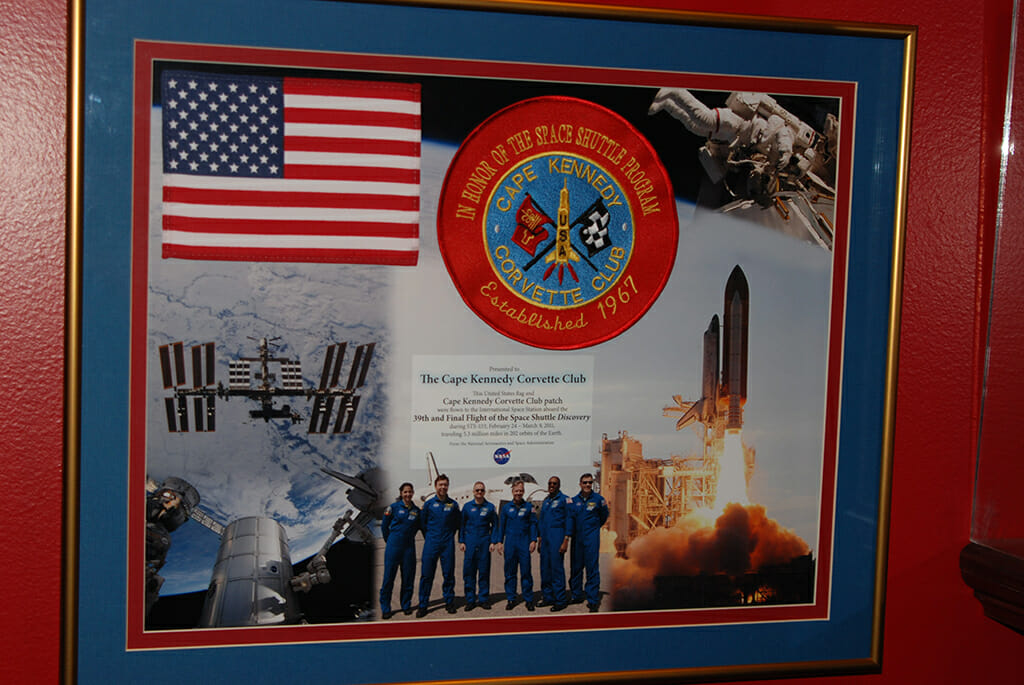 Cape Canaveral Corvette Club display