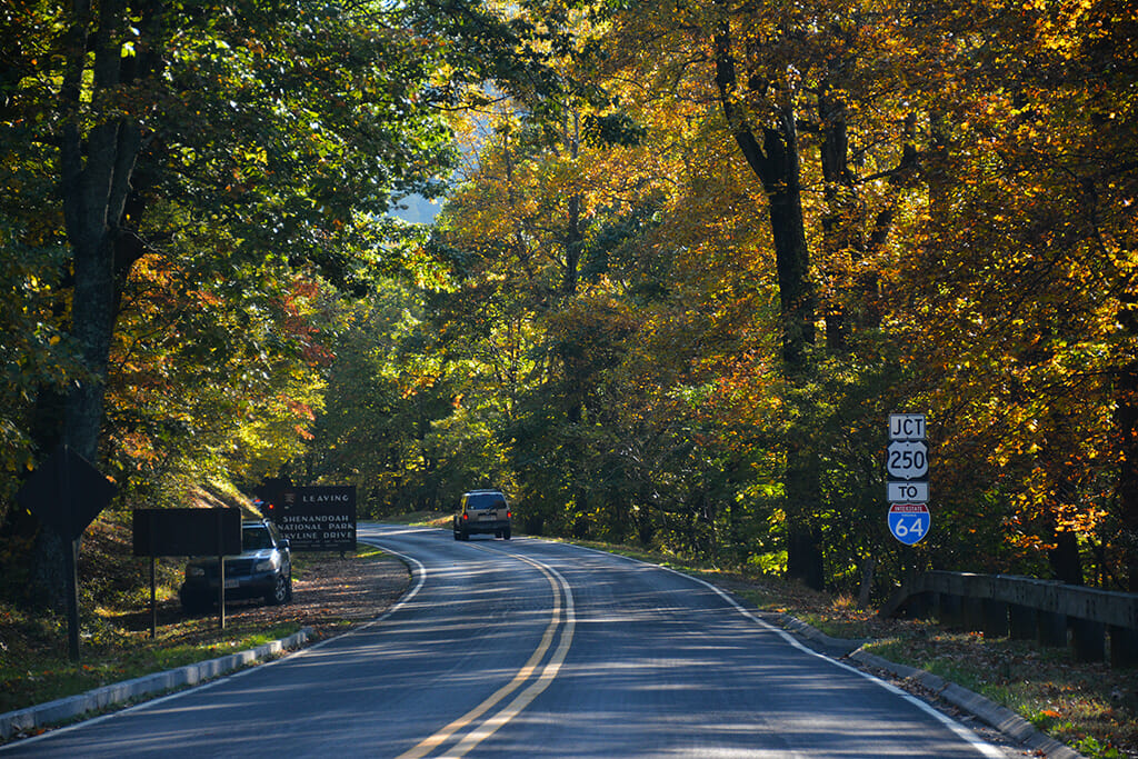 Rockfish Gap on Skyline Drive