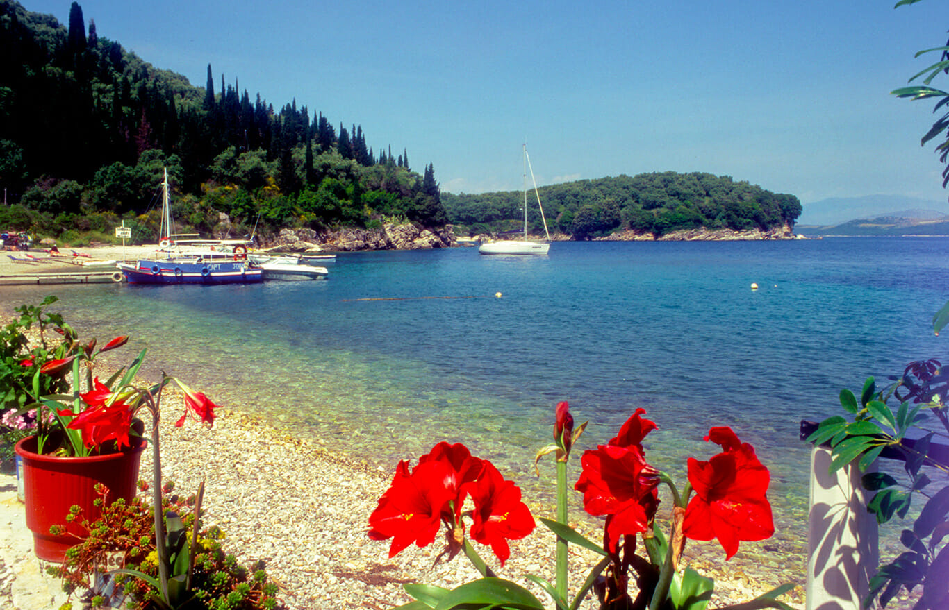 Cove of Kalami Corfu